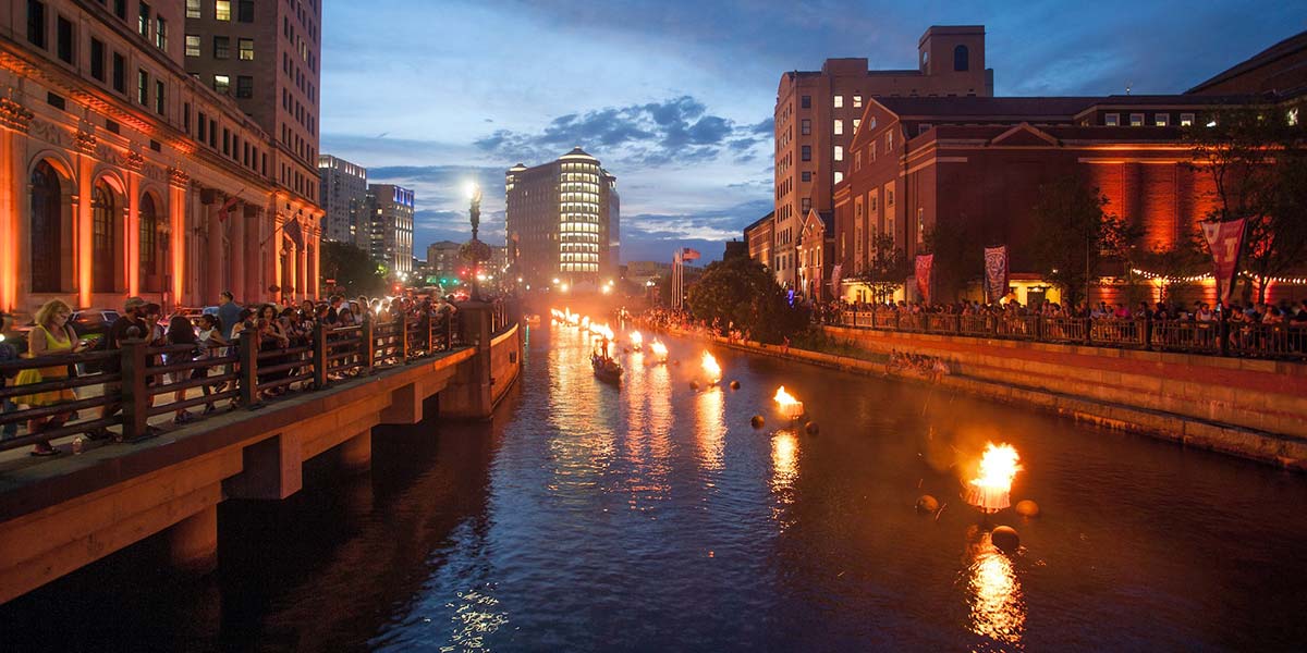 Capital Grille and Water fire